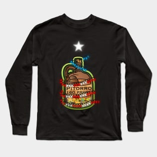 Pitorro Puerto Rico Xmas Lights Long Sleeve T-Shirt